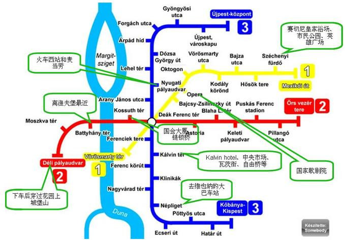 布达佩斯地铁线路