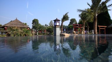 安远三百山热泉河酒店1-2晚+双人温泉+双早