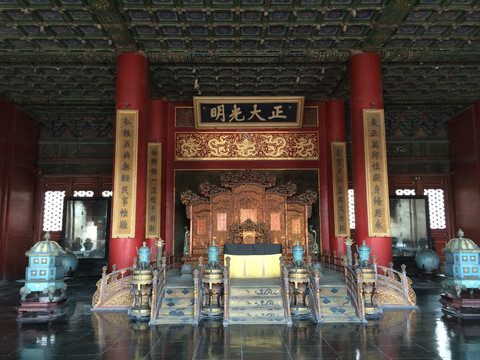 传说中康熙的传位诏书就放在那正大光明